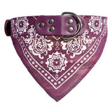 Bandana Dog Collars Pet Supplies Online Store Purple L 