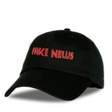 Black Fake News Baseball Cap - Hat / Huntyourhat