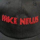 Black Fake News Baseball Cap - Hat / Huntyourhat