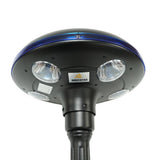 Solar LED Garden Light - 150 Lumens - Solar LED Courtyard Bollard Lights - 6000K - Green Light Depot