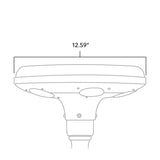 Solar LED Garden Light - 150 Lumens - Solar LED Courtyard Bollard Lights - 6000K - Green Light Depot