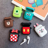 Cartoon AirPods Case, Protective Silicone Cover and Skin for Apple Airpods Charging Case Hot Trending Deal 