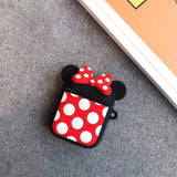 Cartoon AirPods Case, Protective Silicone Cover and Skin for Apple Airpods Charging Case Hot Trending Deal Minnie 