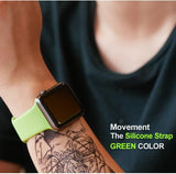 HTD Sport Band Compatible with Watch Band 38mm 42mm 40mm 44mm, Soft Silicone Replacement Sport Strap Compatible with 2019 Watch Series 4/3/2/1 Hot Trending Deal 