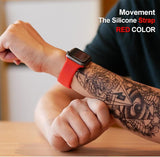 HTD Sport Band Compatible with Watch Band 38mm 42mm 40mm 44mm, Soft Silicone Replacement Sport Strap Compatible with 2019 Watch Series 4/3/2/1 Hot Trending Deal 