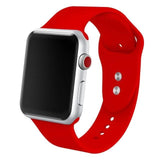 HTD Sport Band Compatible with Watch Band 38mm 42mm 40mm 44mm, Soft Silicone Replacement Sport Strap Compatible with 2019 Watch Series 4/3/2/1 Hot Trending Deal Grand Red 38mm | 40mm Small 