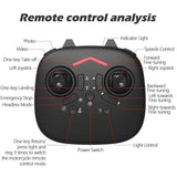 Best Drone For Kids - Motorcycle Flying Drone For Kids and Teenagers -Folding RC Drone & Folding Aircraft Quadcopter Toy - Drone Pro: Multi-functional Folding Motorcycle Drone - - Shopptique