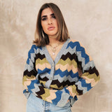 Reggie Multi Knit Cardigan