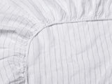 Pinstripe Linen Fitted Sheet