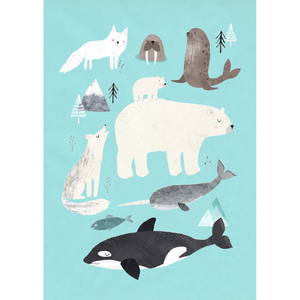 Arctic Animals Large Print