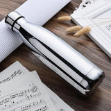 Vacuum Bottle | Chrome Plated | Pattern | Season | ( 17 Oz | 500 ml) - gBotl