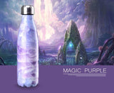 Vacuum Bottle | Chrome Plated | Pattern | Season | ( 17 Oz | 500 ml) - gBotl