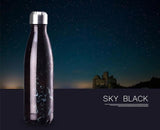 Vacuum Bottle | Chrome Plated | Pattern | Season | ( 17 Oz | 500 ml) - gBotl