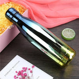 Vacuum Bottle | Patterns | Colors | Chromeplated | (17 Oz | 500 ml) - gBotl