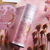 Vacuum Bottle | Scenic Patterns |  includes Tea Leaf Filter | (17 Oz | 500 ml) - gBotl