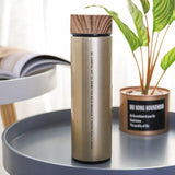 Vacuum Bottles | Wooden Lid | (17 Oz / 500 ml) - gBotl