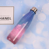 Vacuum Bottle | Patterns | Colors | Chromeplated | (17 Oz | 500 ml) - gBotl