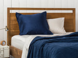 Navy Sateen Euro Sham