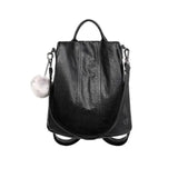 Trending Women Leather Backpack Hot Trending Deal Black 